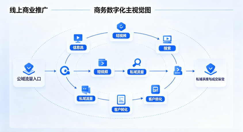 甘孜县线上商业推广怎么做？全域流量闭环搭建与低成本转化实战指南